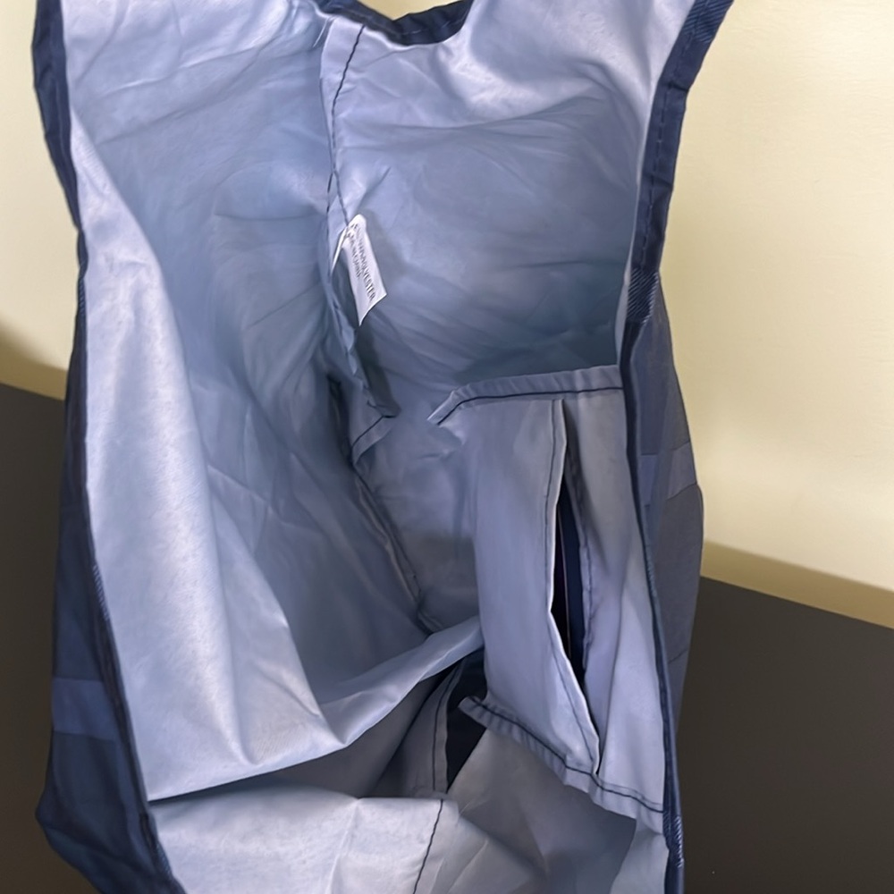 NWT Leather Joy Mangano RFIDBlocking Tote Bucket Shopper CarryOn - Picture 11 of 16